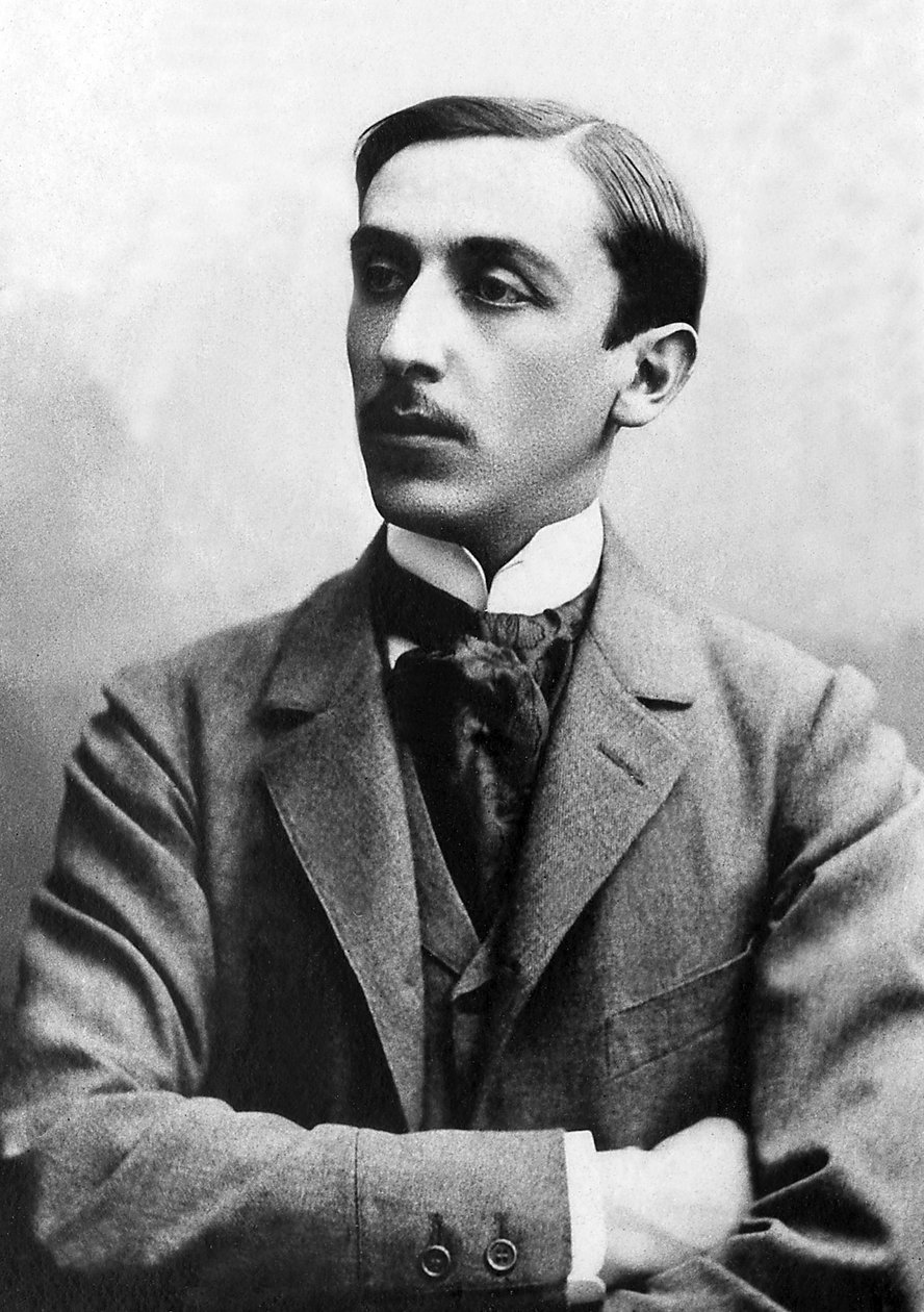 صورة لموريس باريز (1862-1923) ، كاتب مقالات وروائي وسياسي فرنسي. بواسطة مصور غير معروف