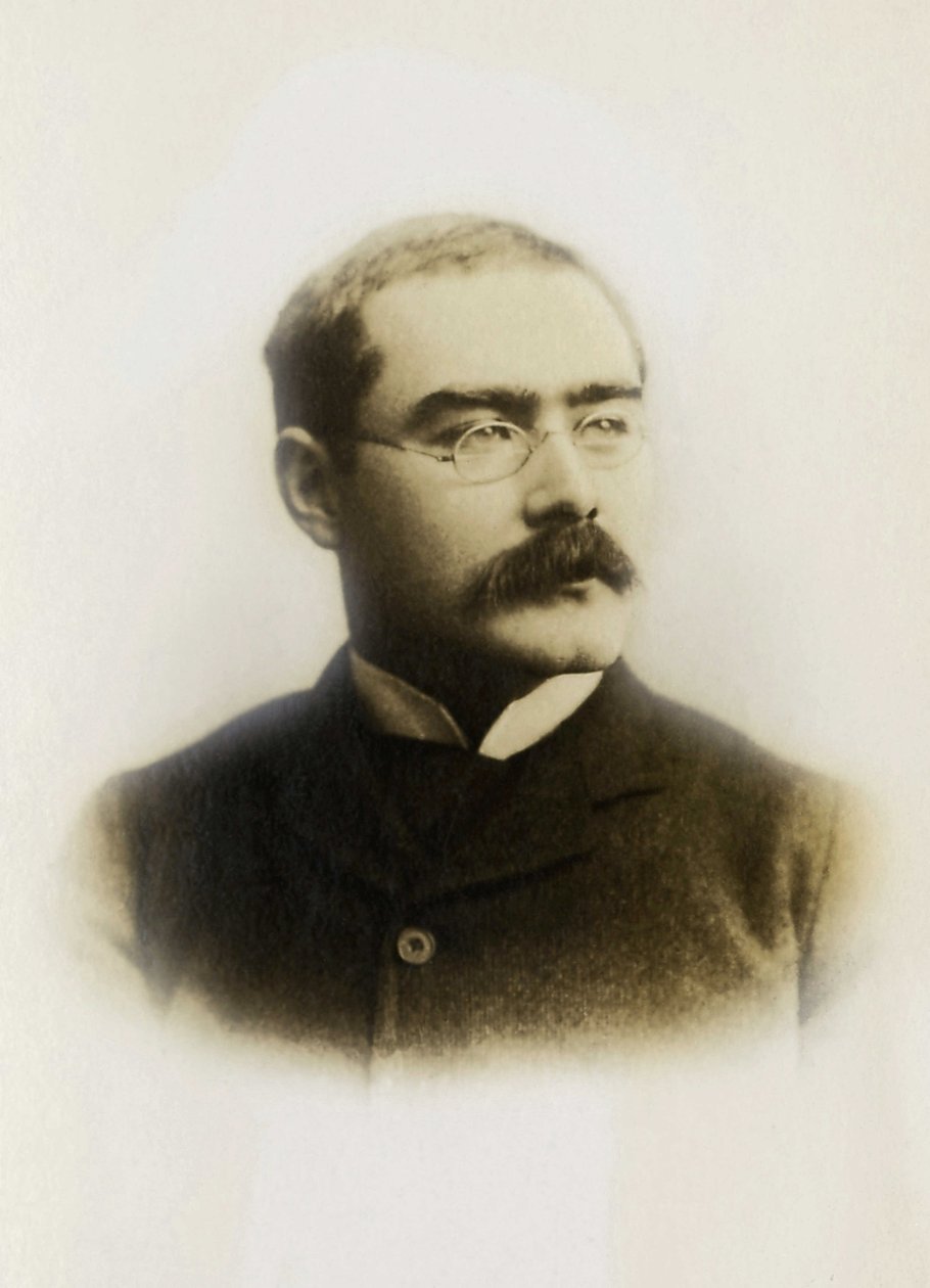 صورة لروديارد كيبلينج (1865-1936) ، كاتب إنجليزي. بواسطة مصور غير معروف