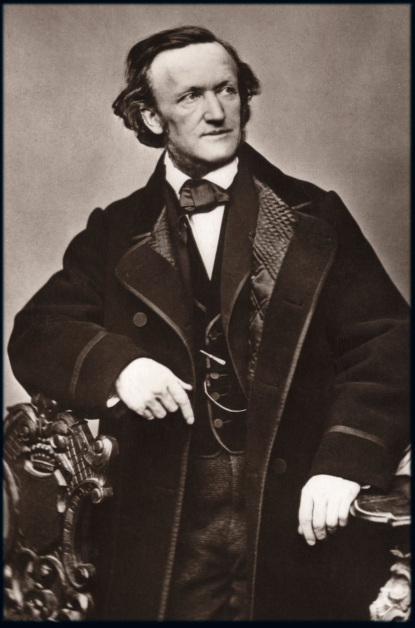 صورة للمؤلف الموسيقي ريتشارد فاغنر (1813-1883) - صورة ريتشارد فاغنر (1813-1883) ، الملحن الألماني. بواسطة مصور غير معروف