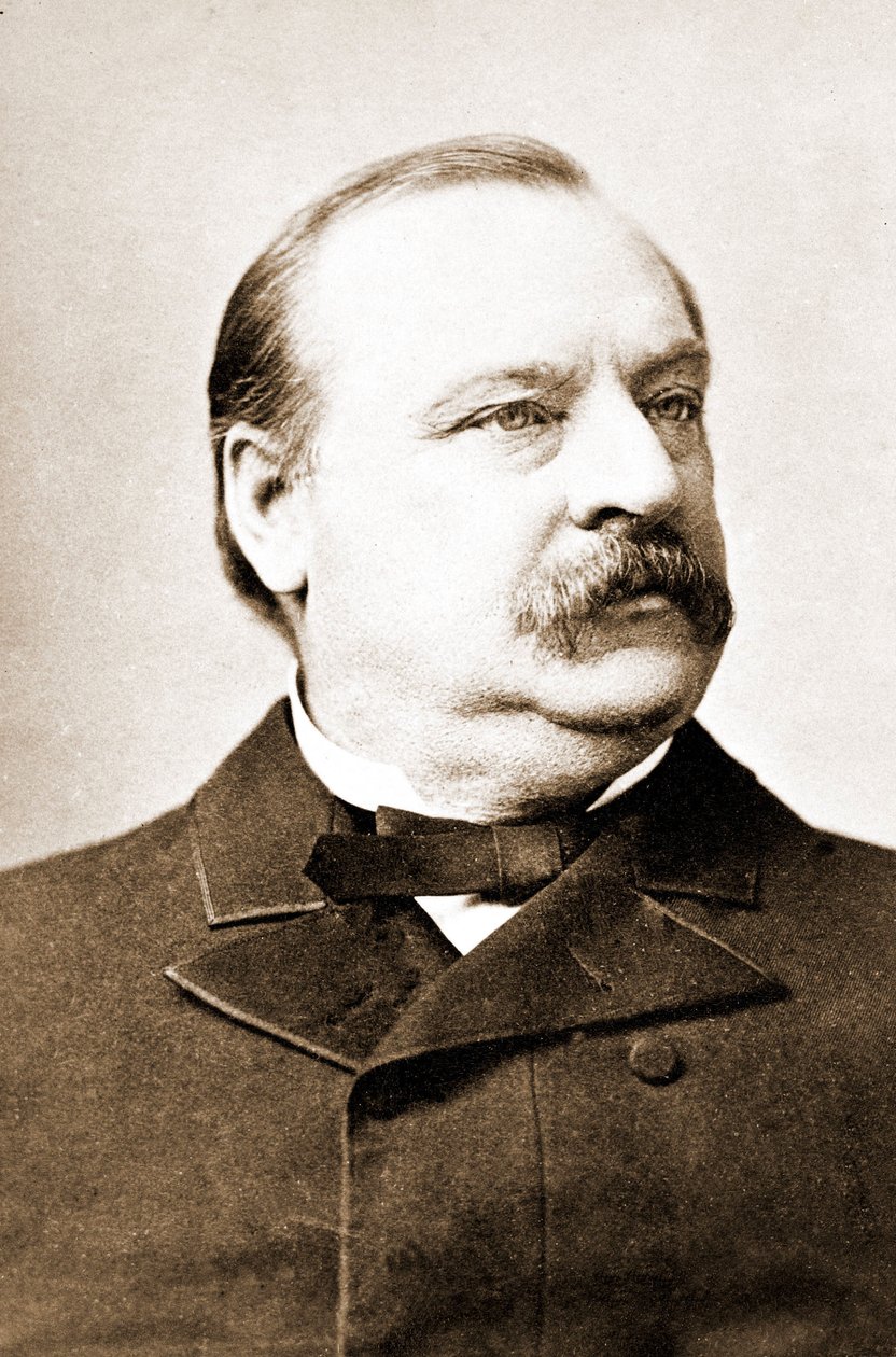 ستيفن كروفر كليفلاند (1837-1908) ، رئيس الولايات المتحدة. بواسطة مصور غير معروف
