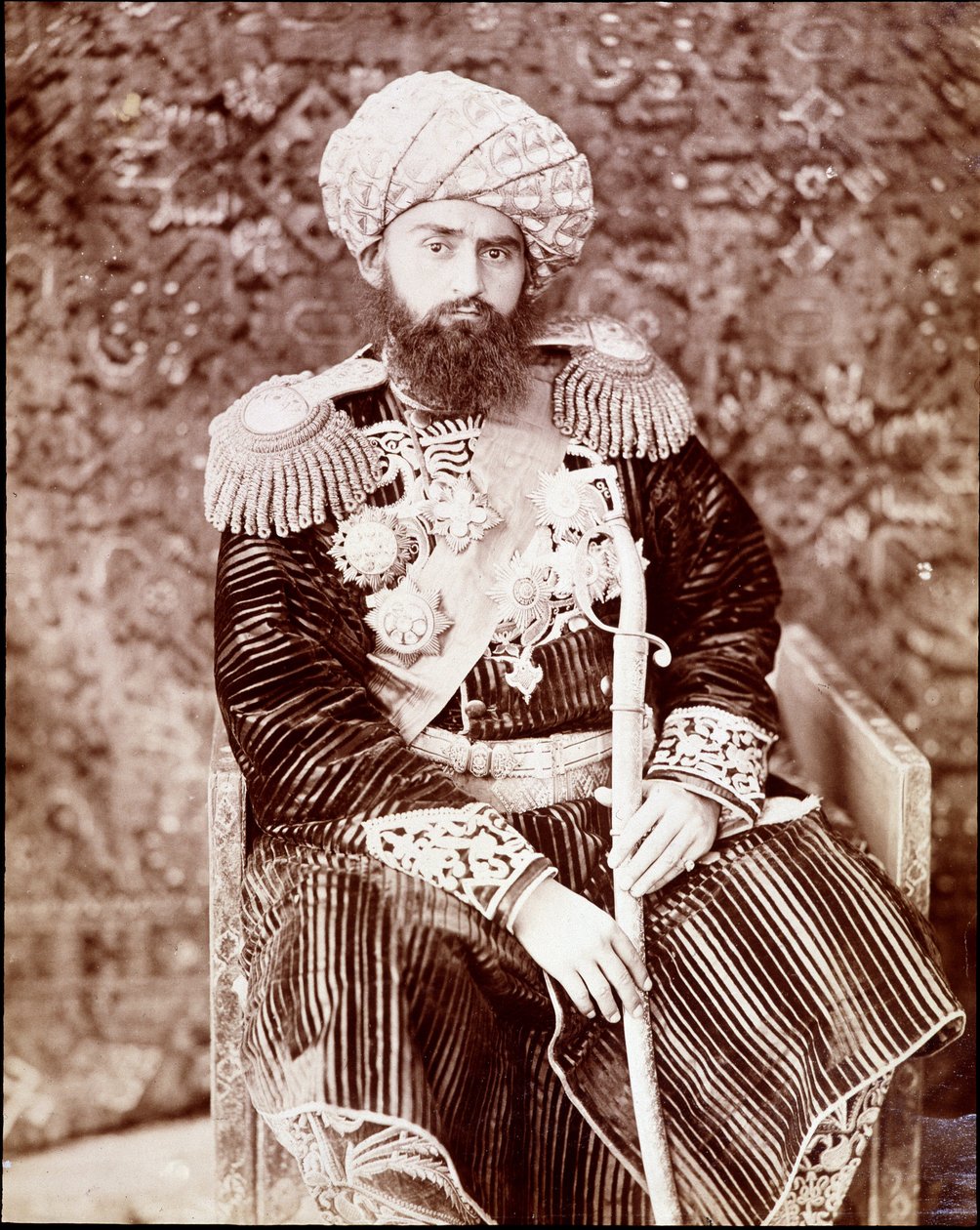 تُرْكِستان - أمير بخورة - 1890 م. بواسطة مصور غير معروف