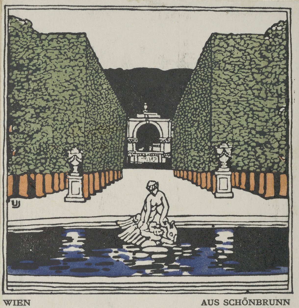 فيينا: From Schönbrunn، 1908. بواسطة أوربان جانكي