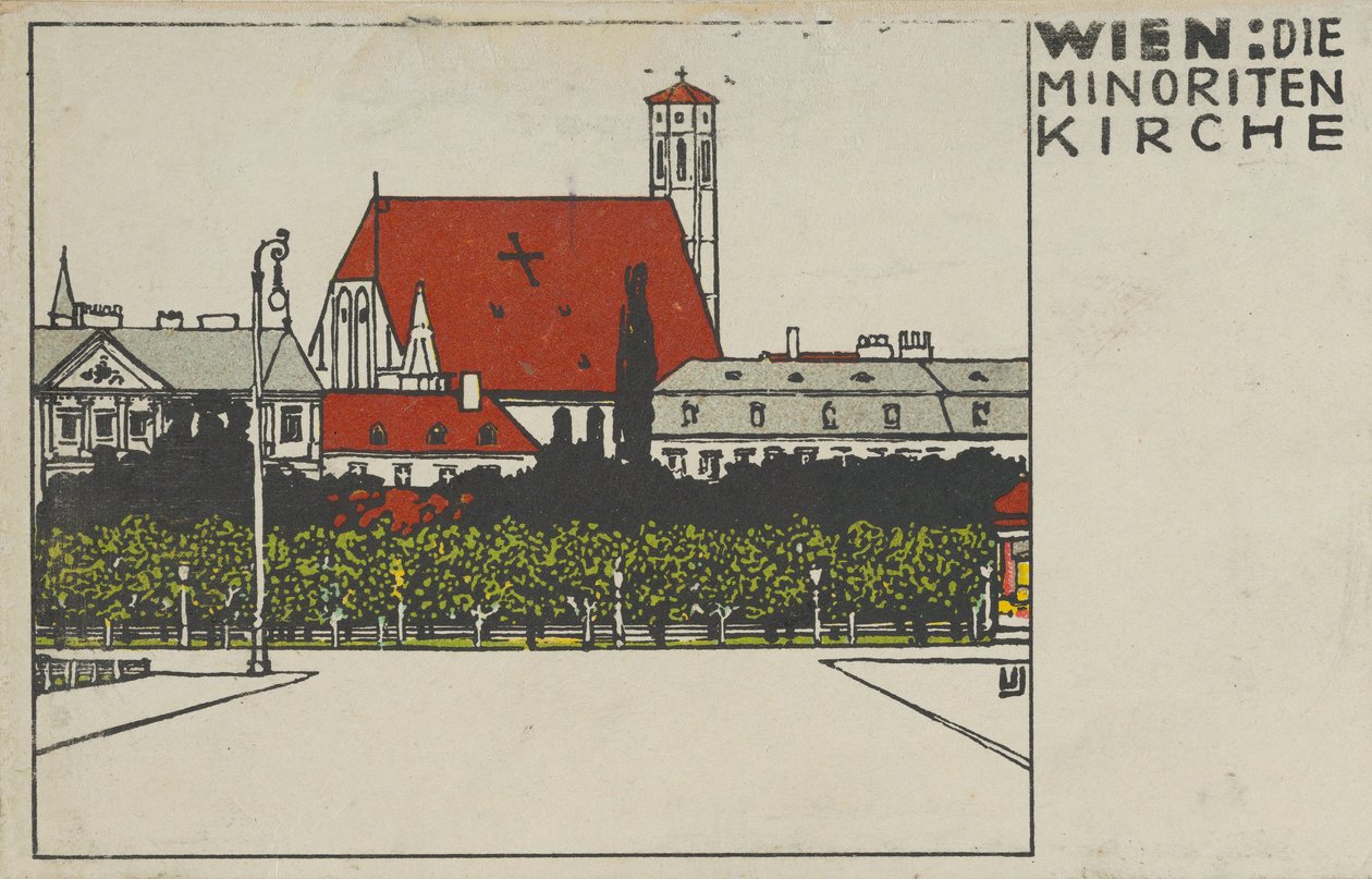 فيينا: Minorite Church Vienna: The Minorite Church ، 1908. بواسطة أوربان جانكي
