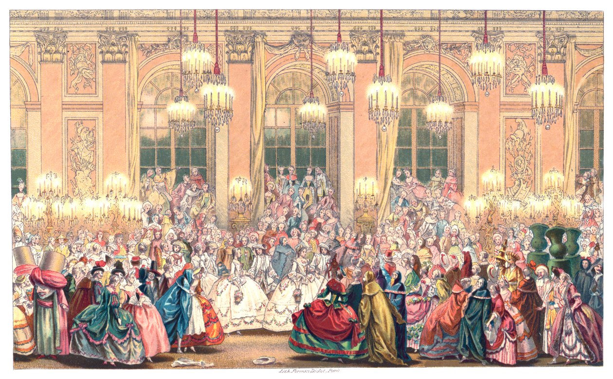 كرة تنكرية ، 1885. بواسطة Urrabieta