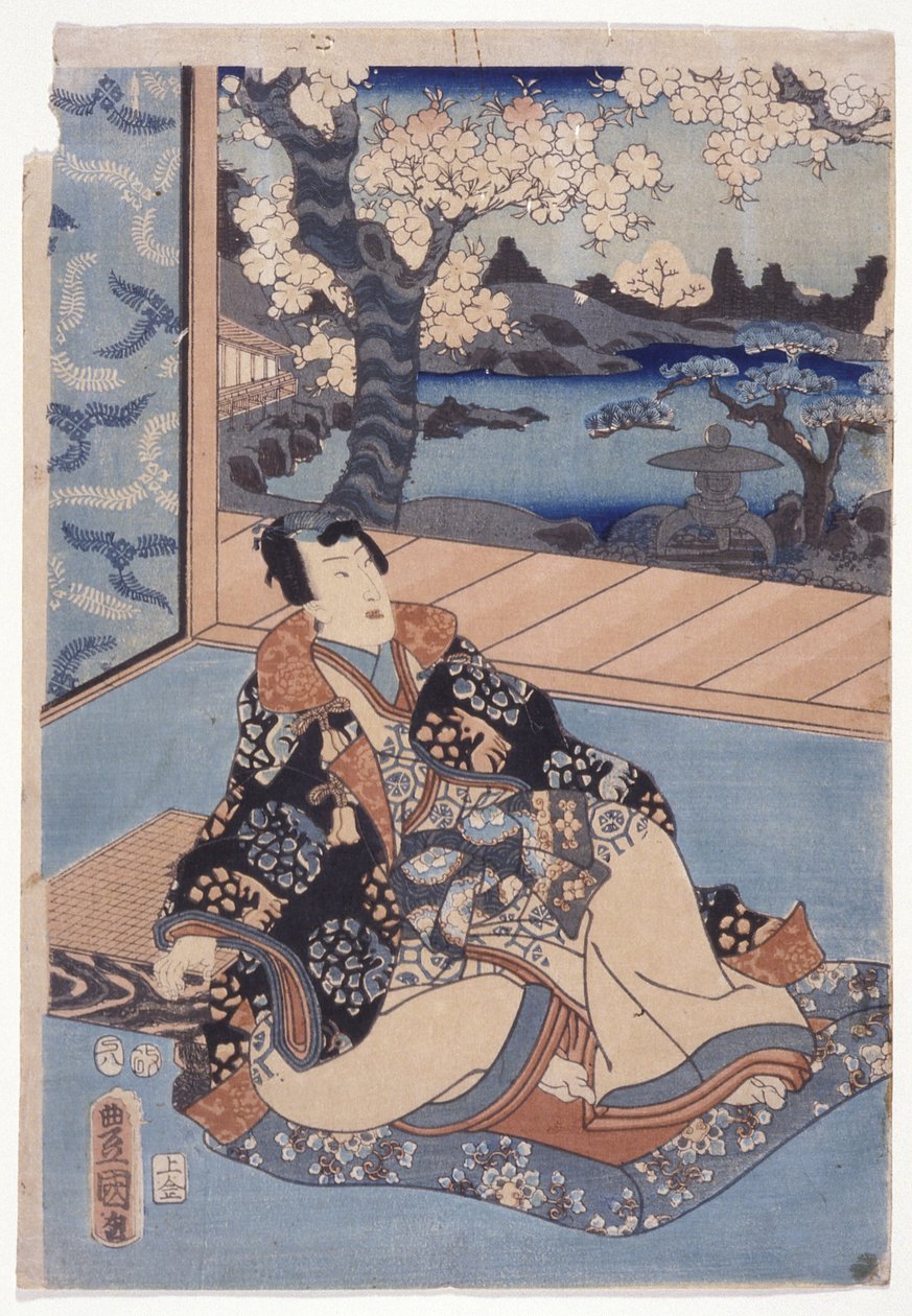 آن إدوكو باريسون من شخصيات موراساكي (مقارنة مظهر إيدو موراساكي) بواسطة أوتاغاوا (1786-1865) كونيسادا