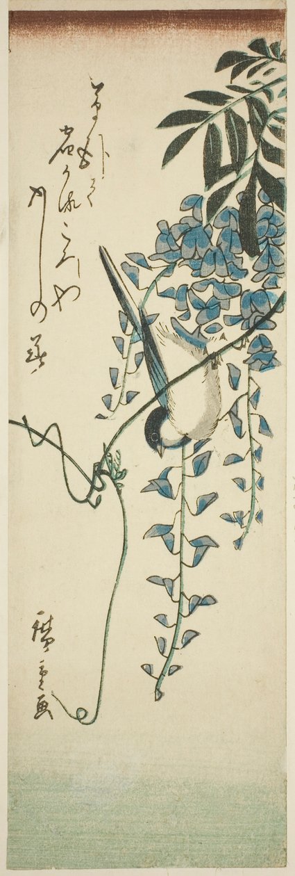 الطيور والستارية بواسطة Utagawa Hiroshige