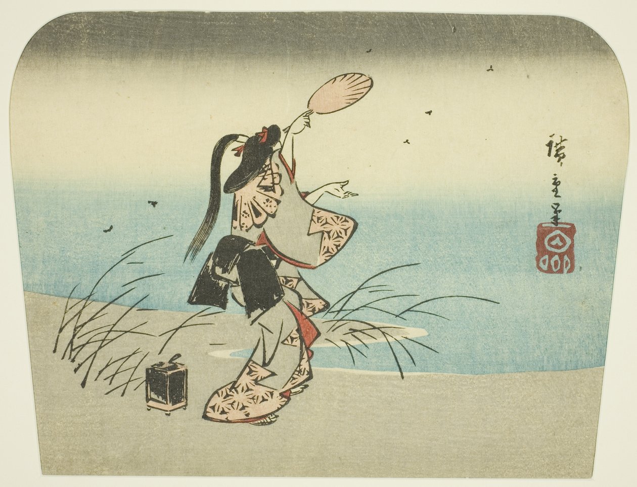 اصطياد اليراعات بواسطة Utagawa Hiroshige