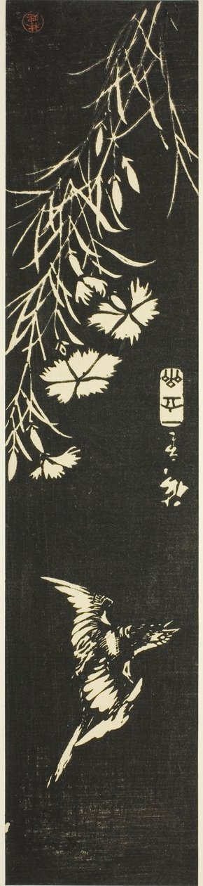 الوقواق والوردي بواسطة Utagawa Hiroshige
