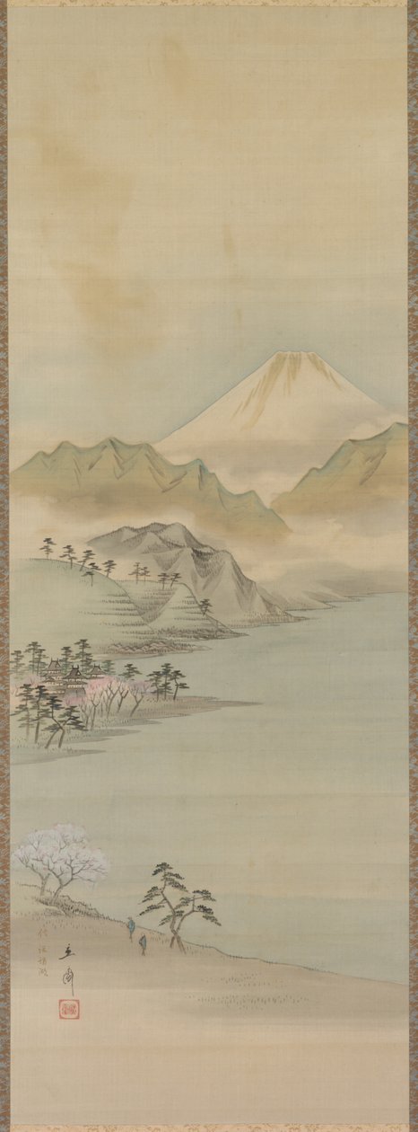بحيرة سوا بواسطة Utagawa Hiroshige