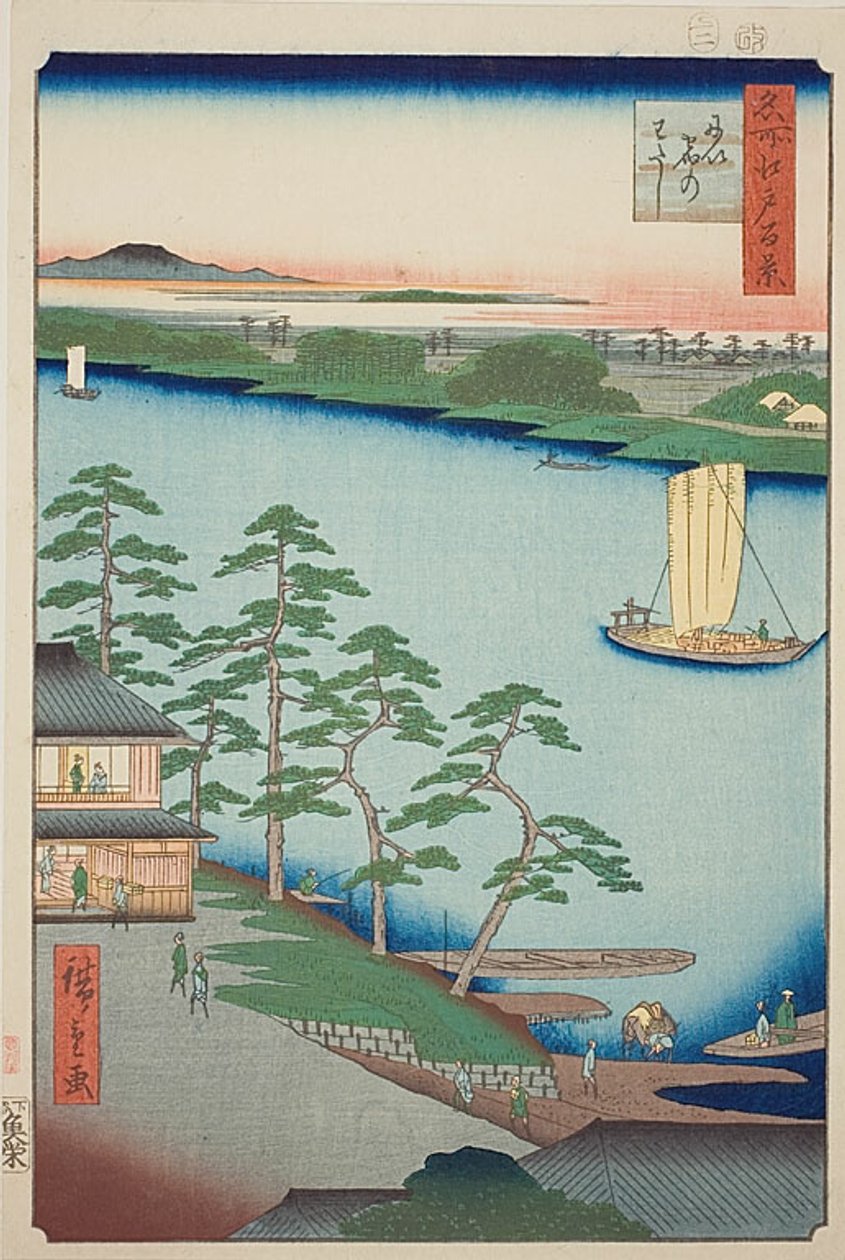  بواسطة Utagawa Hiroshige