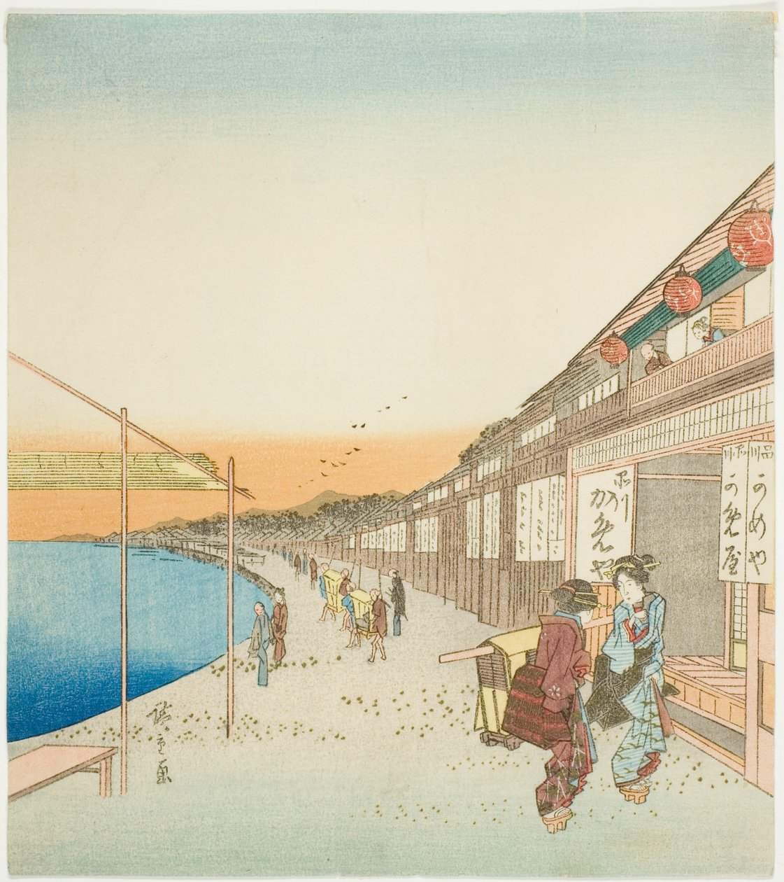  بواسطة Utagawa Hiroshige