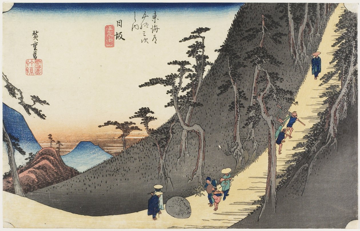 ممر الجبل المبكر ، نيساكا ، ج. 1833 بواسطة Utagawa Hiroshige