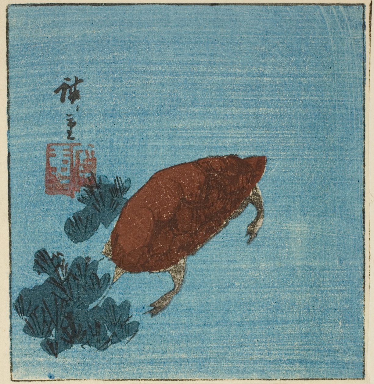 سلحفاة بواسطة Utagawa Hiroshige