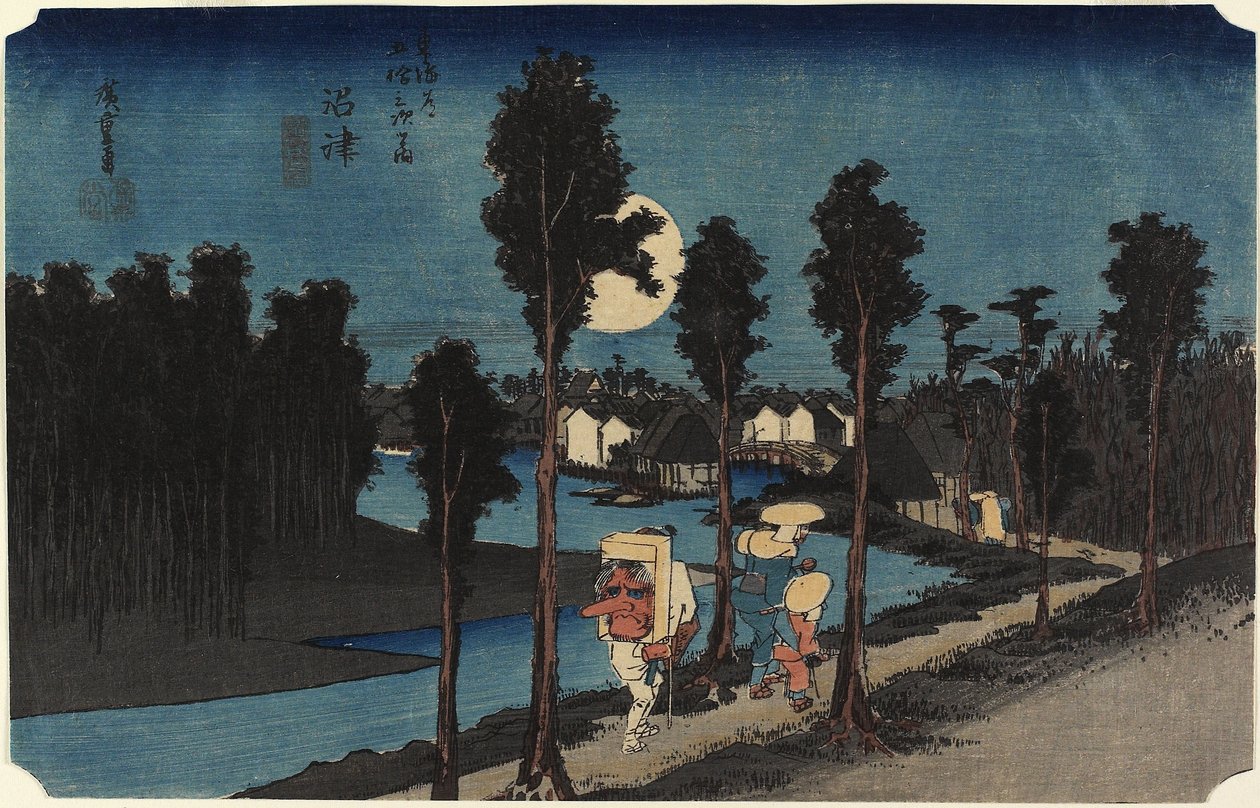 مشهد الشتاء ، ماماماستو ، ج. 1833 بواسطة Utagawa Hiroshige