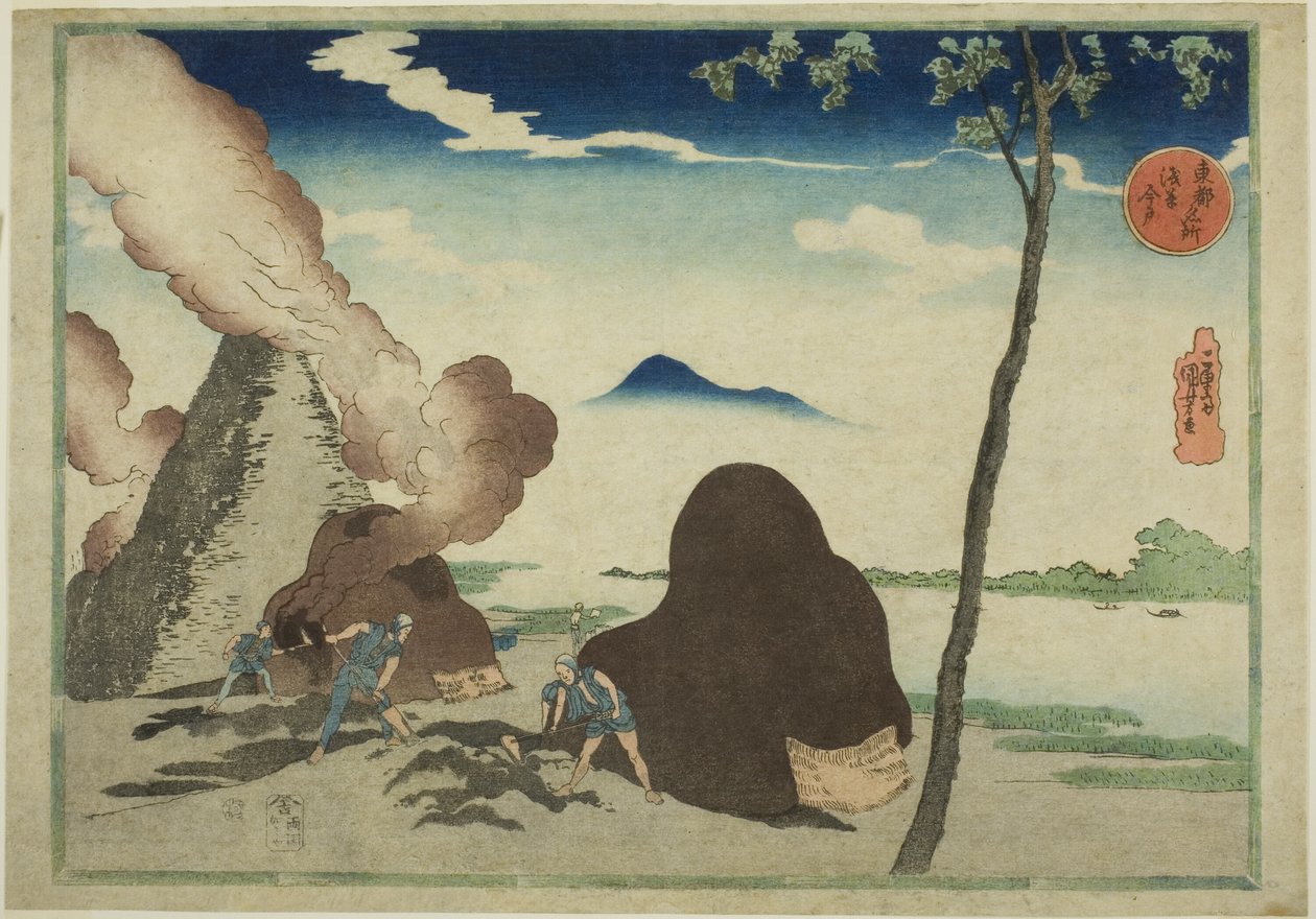 أساكوسا إيمادو ، من سلسلة "الأماكن الشهيرة في العاصمة الشرقية (توتو ميشو)" بواسطة Utagawa Kuniyoshi
