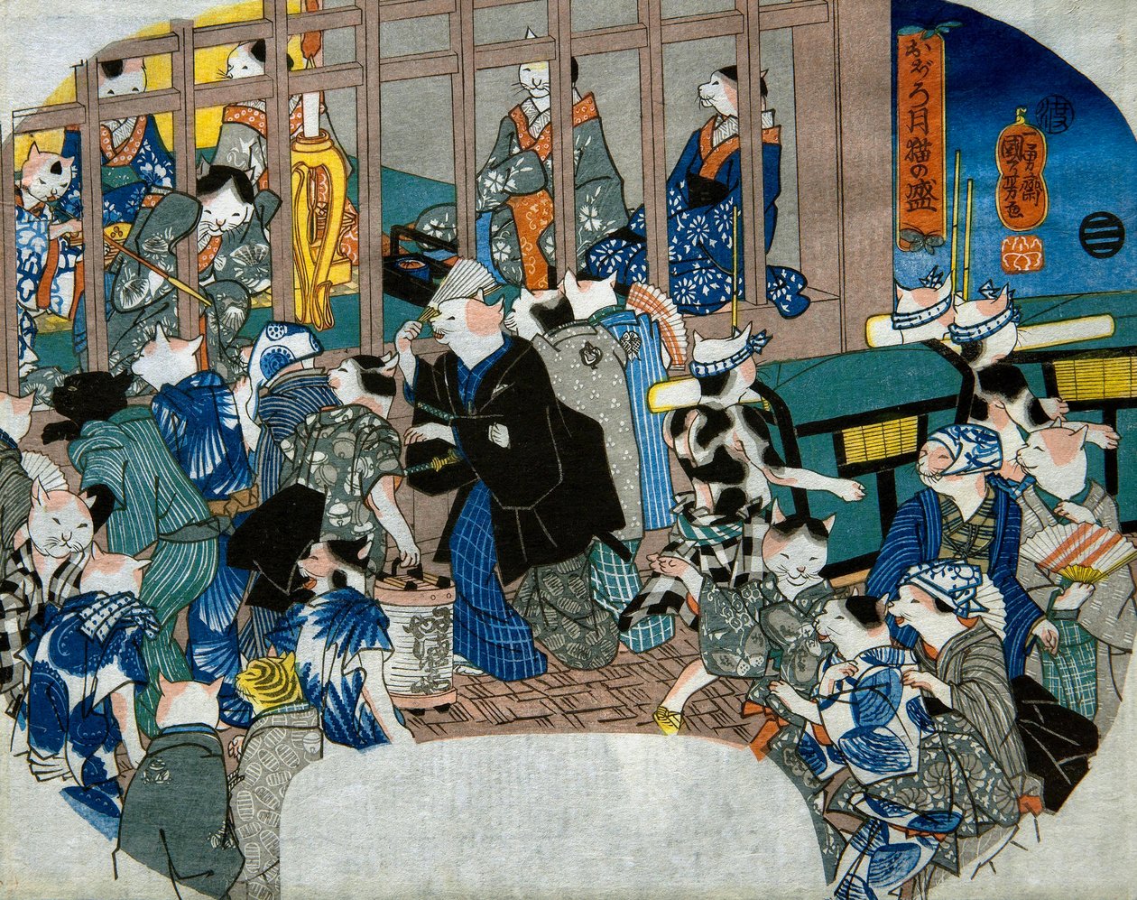القمر الشاحب بواسطة Utagawa Kuniyoshi
