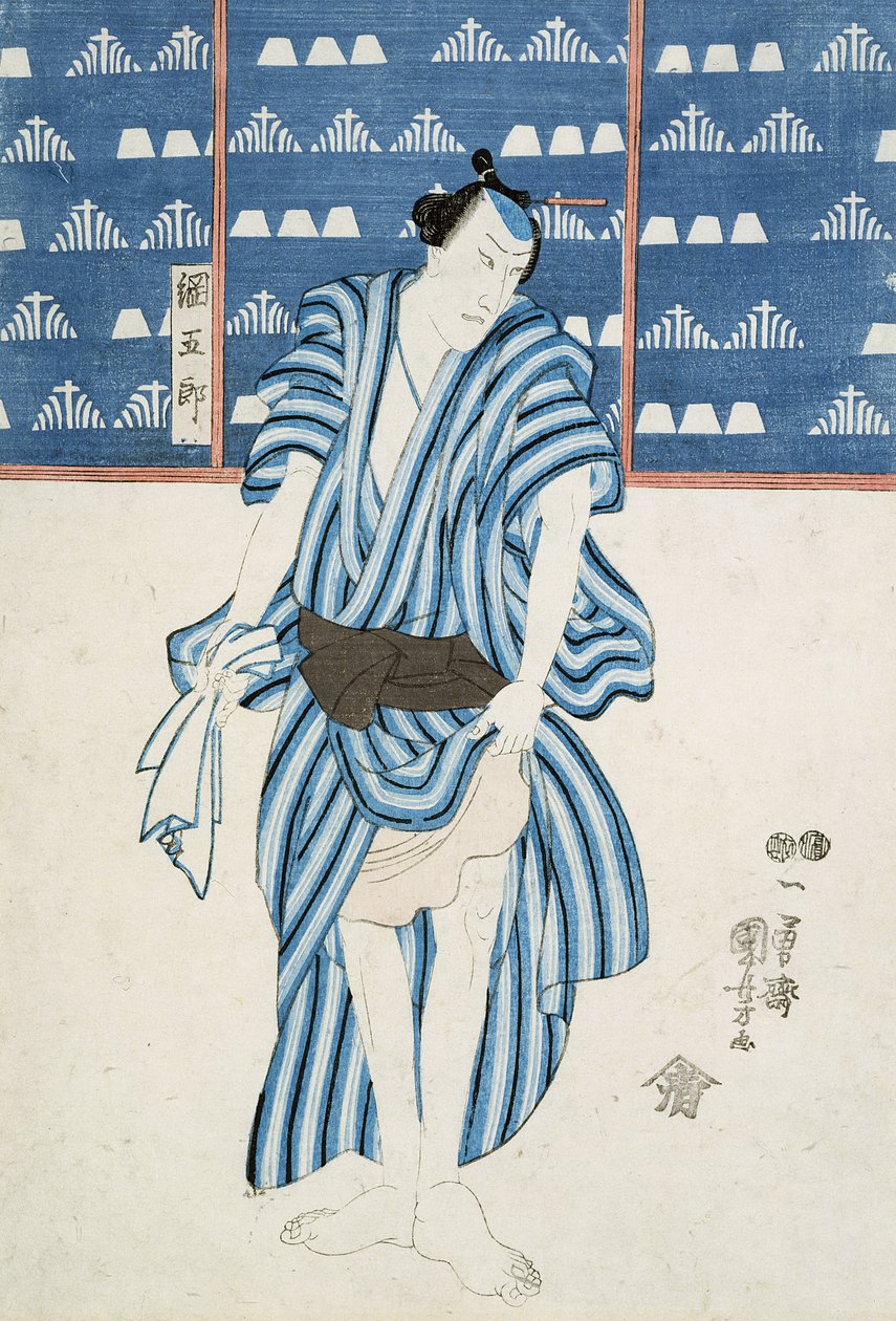 صورة توناجور (طباعة خشبية) بواسطة Utagawa Kuniyoshi