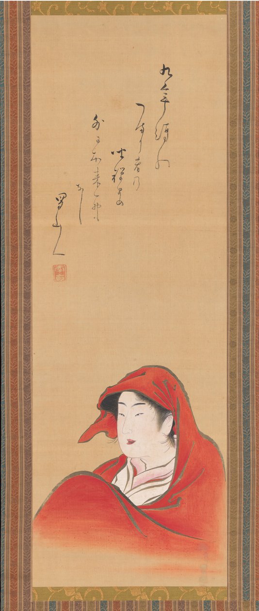 المحظية مثل داروما ، كاليفورنيا. 1800 ، نقش كاليفورنيا. 1810. بواسطة أوتاغاوا تويوهارو