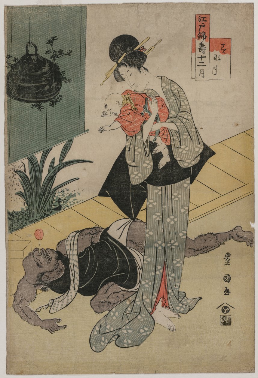 الشهر السادس (من مسلسل The Twelve Felicitous Months in Edo Brocades) بواسطة أوتاغاوا تويوكوني