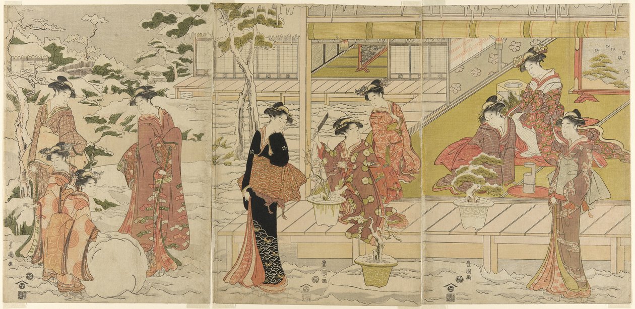 محاكاة ساخرة لـ Hachi no ki بواسطة أوتاغاوا تويوكوني الأول