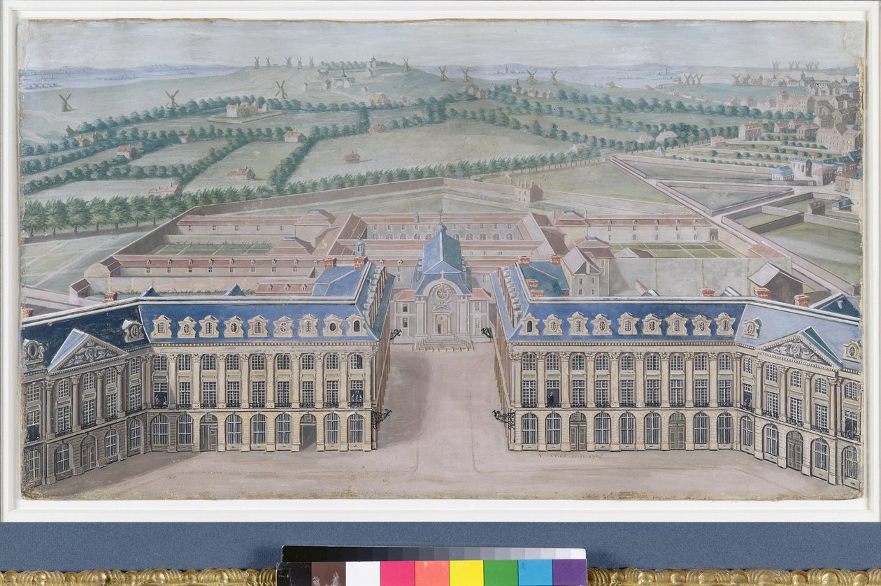 ضع Louis-le-Grand ودير Capuchin ، c.1705 بواسطة V. Antier