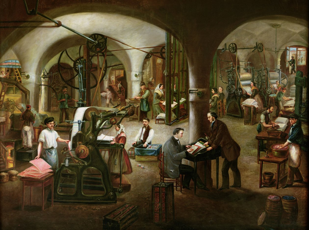 مصنع في Rue d&39;Aubagne ، 1861 بواسطة V. كورنيس