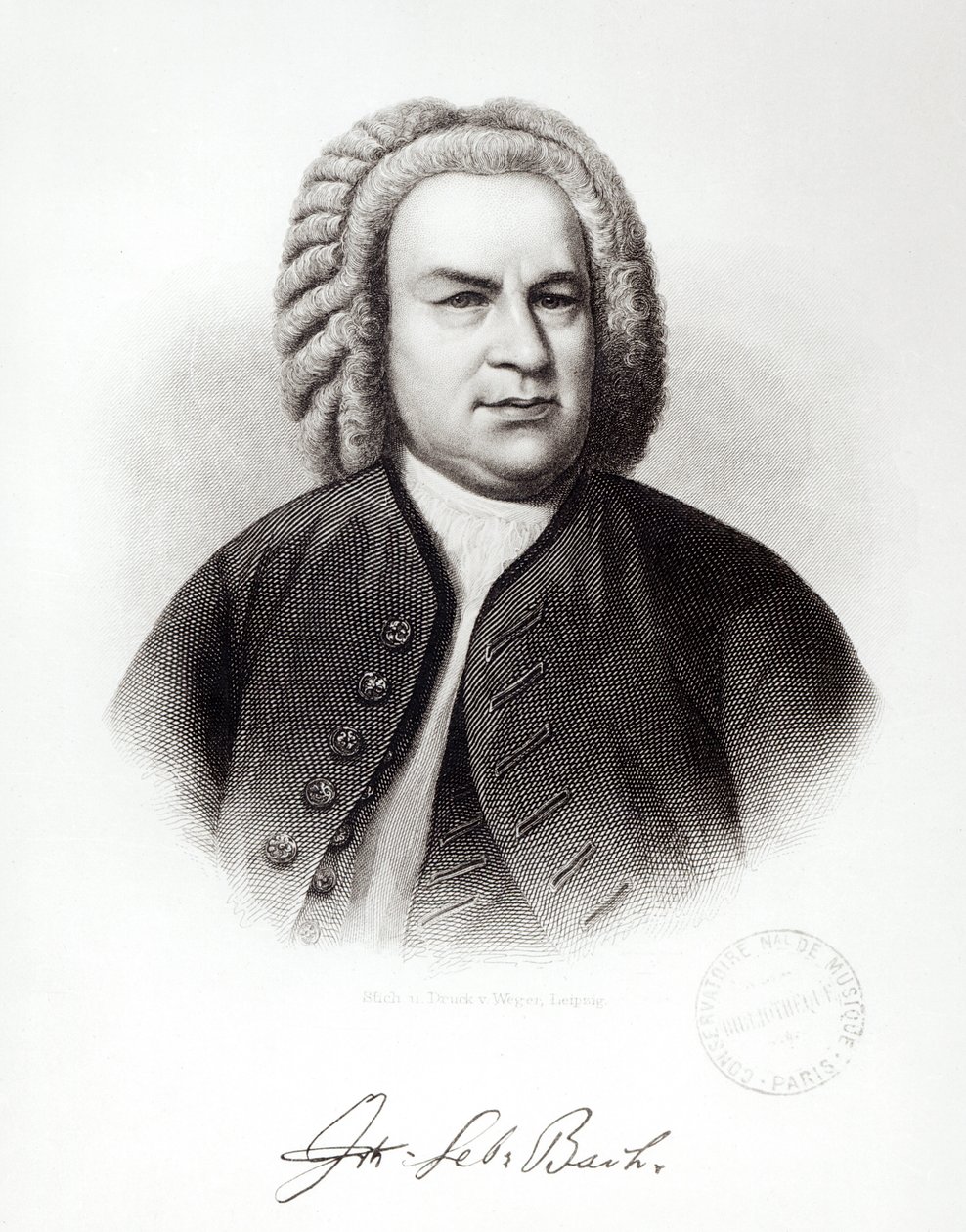 صورة يوهان سيباستيان باخ (1685-1750) بواسطة فيجر