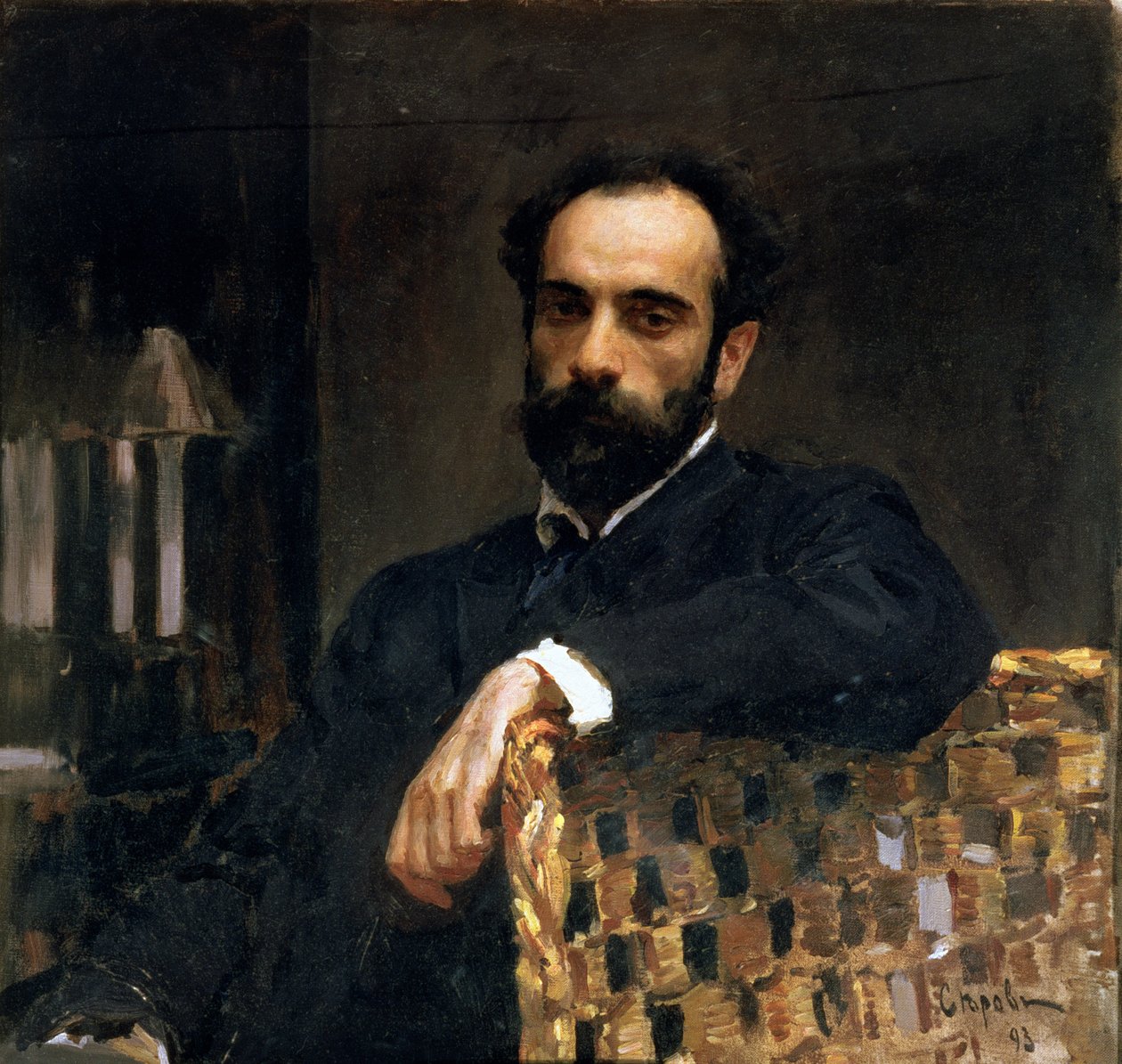 صورة للفنان إسحاق إيليتش ليفيتان (1860-1900) ، 1893 بواسطة فالنتين ألكسندروفيتش سيروف