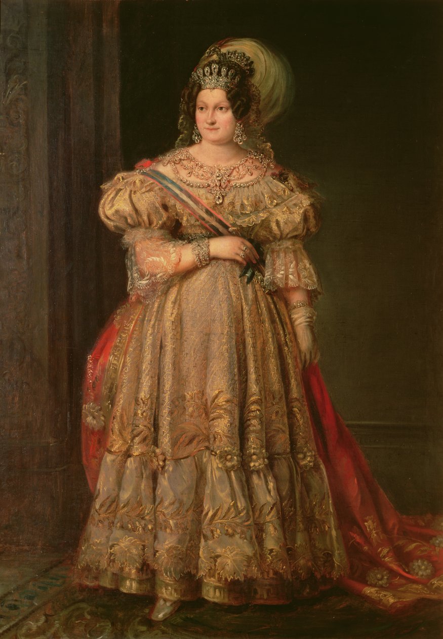 ماريا كريستينا دي بوربون (1806-1878) بواسطة Valentin Carderera y Solano