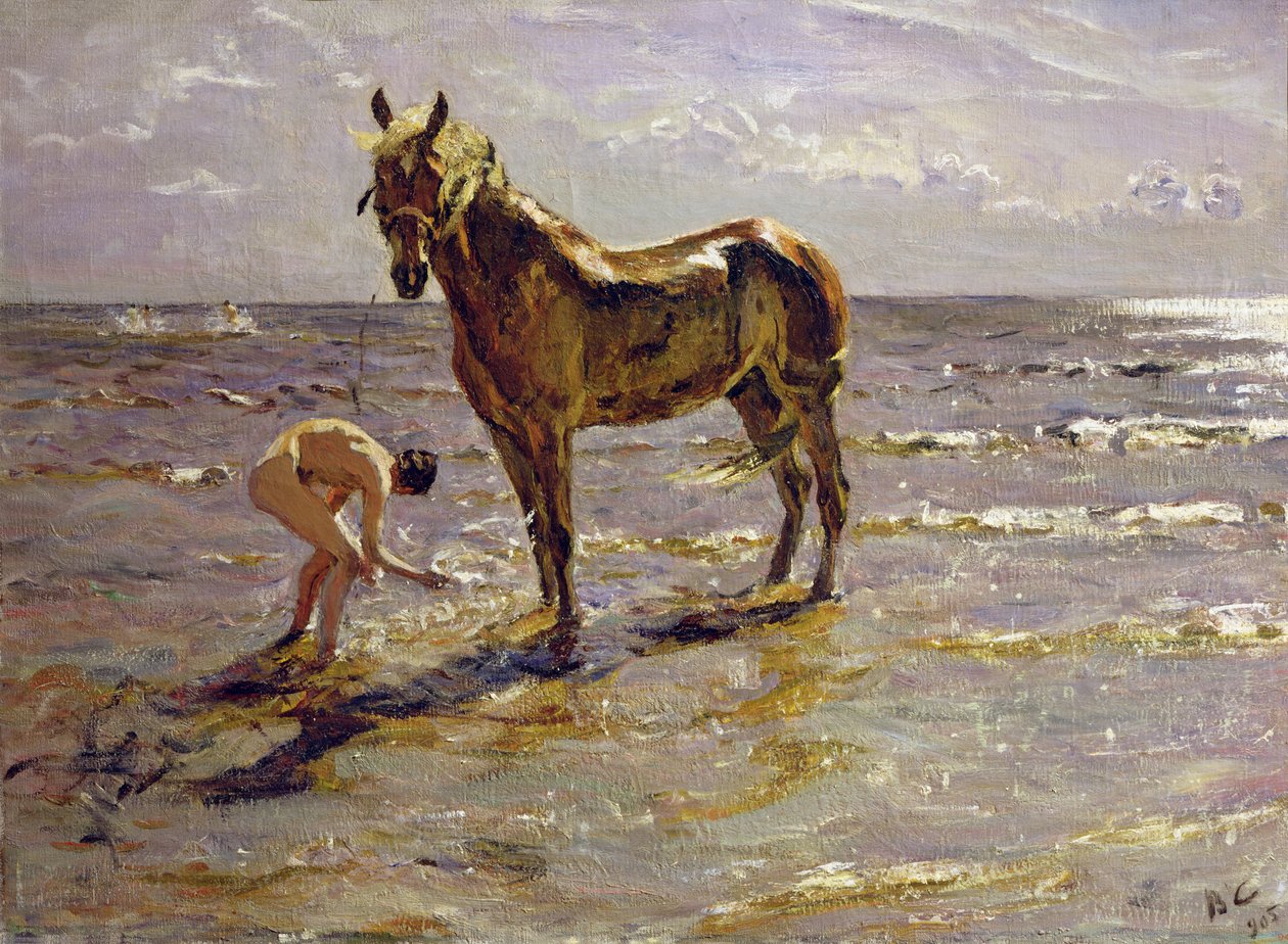 الاستحمام الحصان ، 1905 بواسطة فالنتين ألكسندروفيتش سيروف