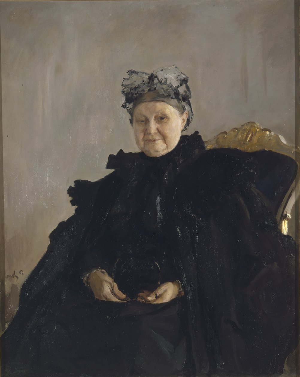 صورة ماريا فيودوروفنا موروزوفا ، ني سيمونوفا 1830-1911 ، 1897 بواسطة فالنتين ألكسندروفيتش سيروف