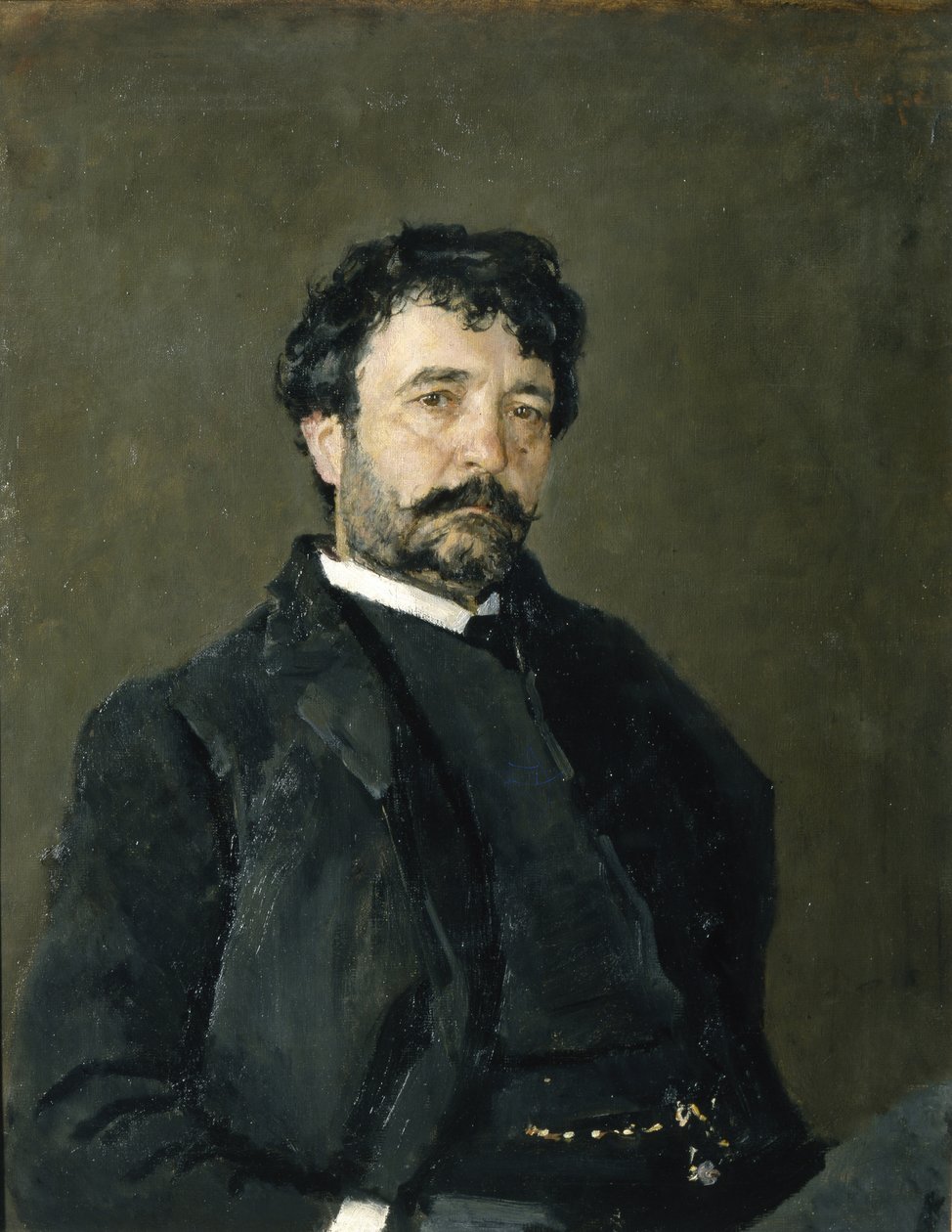صورة لمغني الأوبرا أنجيلو ماسيني 1844-1926 ، 1890 بواسطة فالنتين ألكسندروفيتش سيروف