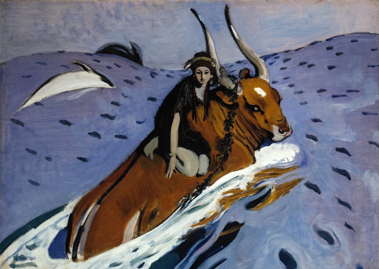 اغتصاب أوروبا ، 1910 بواسطة فالنتين ألكسندروفيتش سيروف