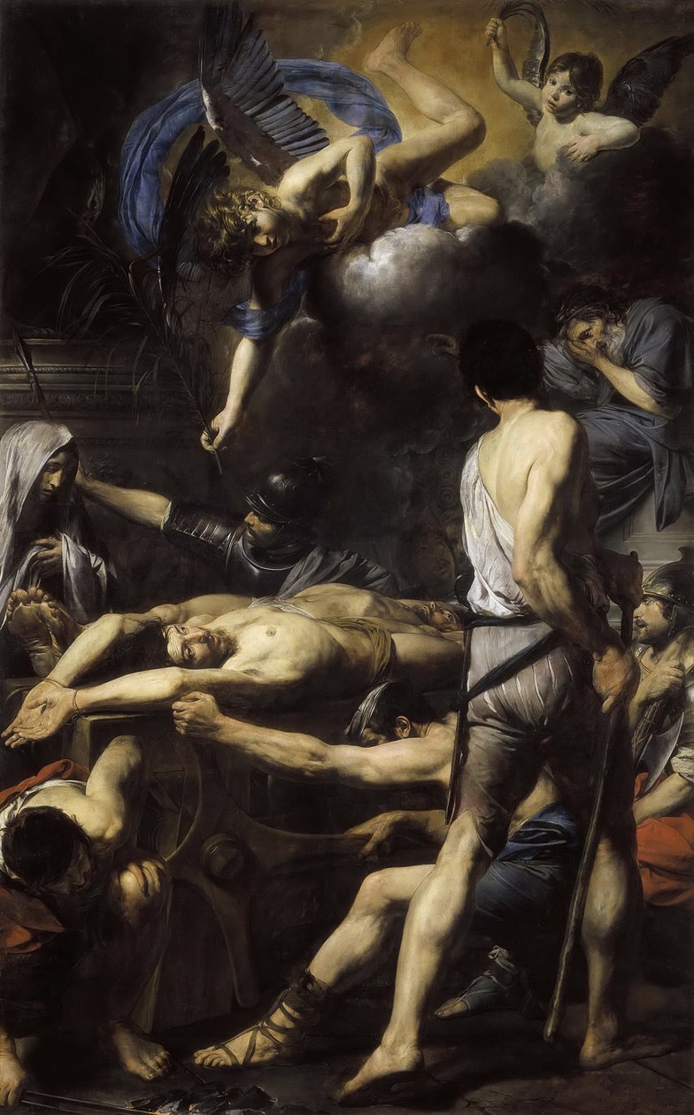 استشهاد عملية القديسين ومارتينيان ، 1629. بواسطة Valentin de Boullogne