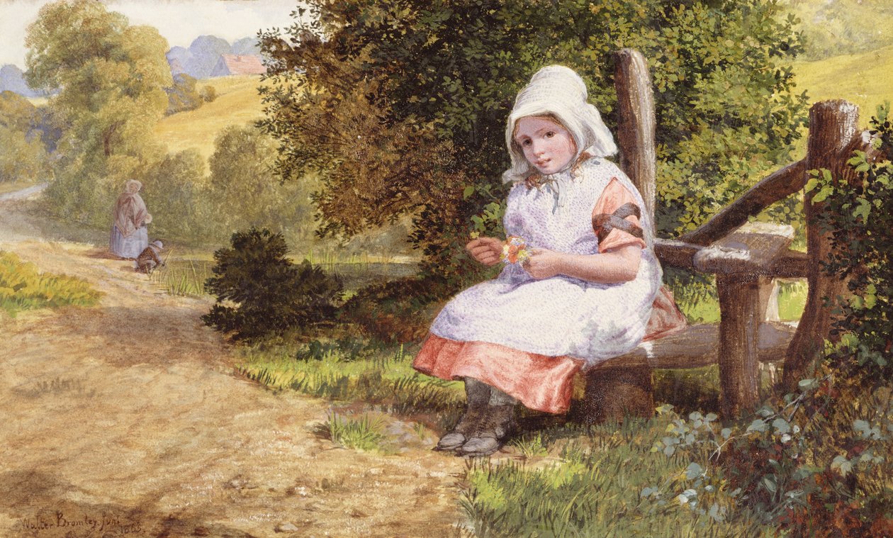 يستريح ، 1865 بواسطة عيد الحب والتر لويس بروملي