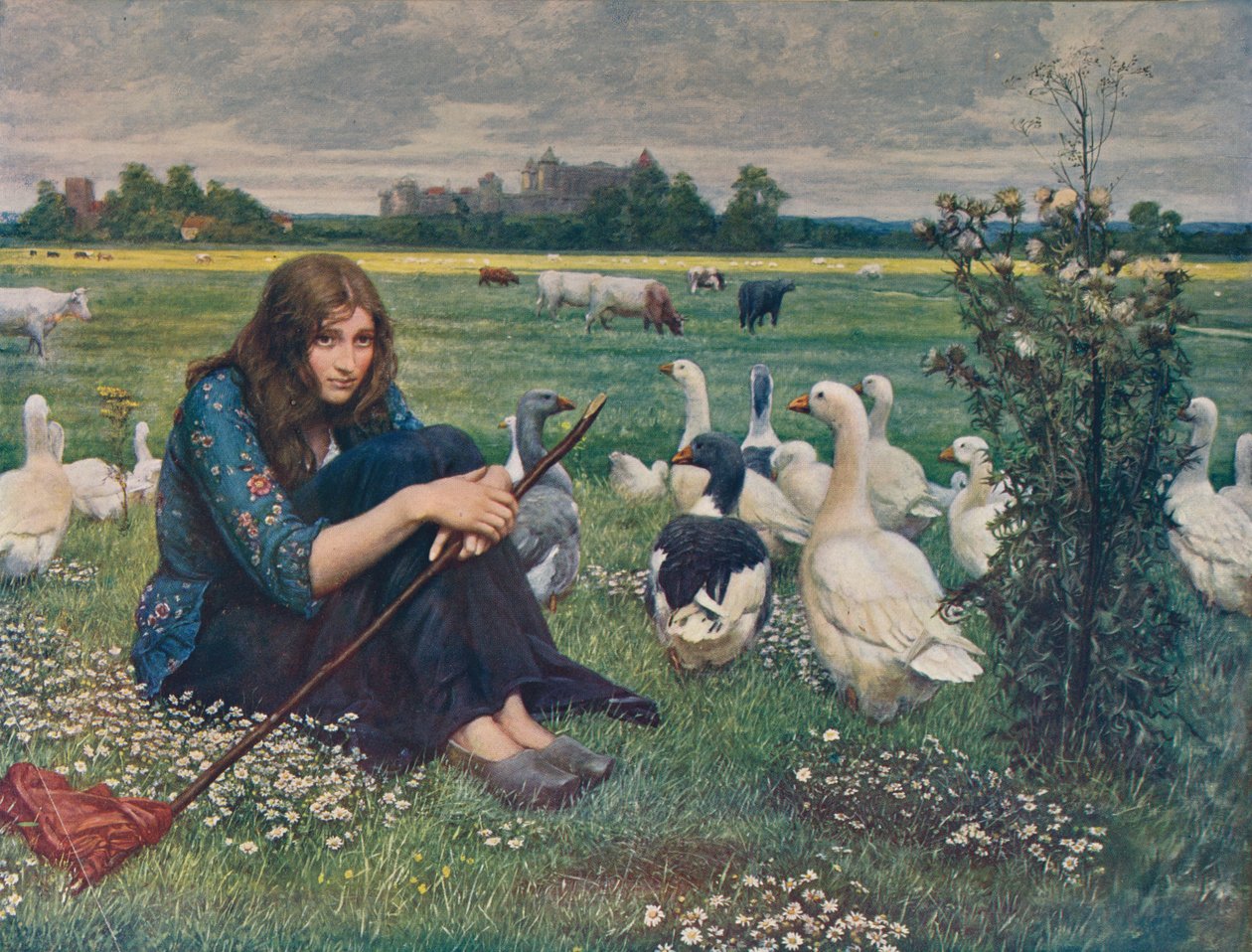 The Goose Girl، c1878، c1915 بواسطة الأميرة فالنتين كاميرون
