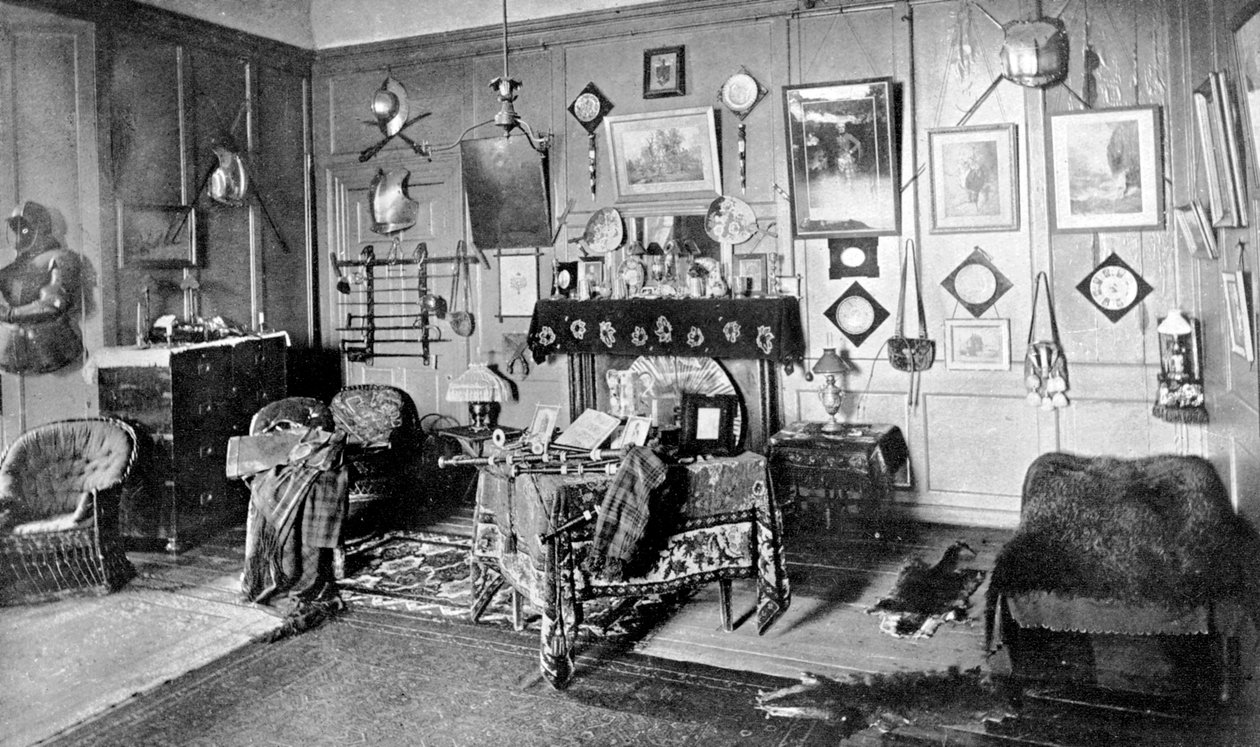 غرفة في قلعة ستيرلنغ ، اسكتلندا ، 1924-1926. بواسطة عيد الحب وأولاده المحدودة
