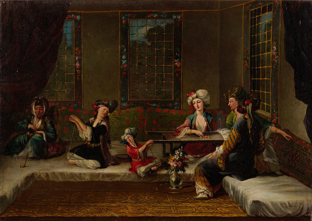 تطريز النساء ، 1730s بواسطة فانمور