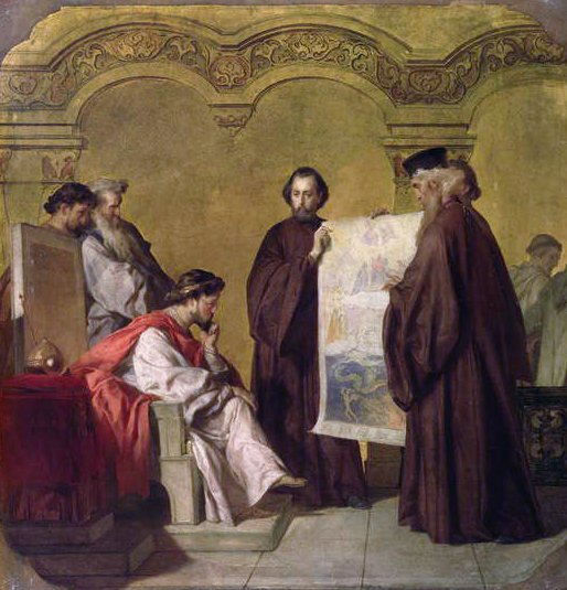 الدوق الأكبر فلاديمير (1847-1909) استقبال السفراء بواسطة Vasili Vasilievich Vereshchagin