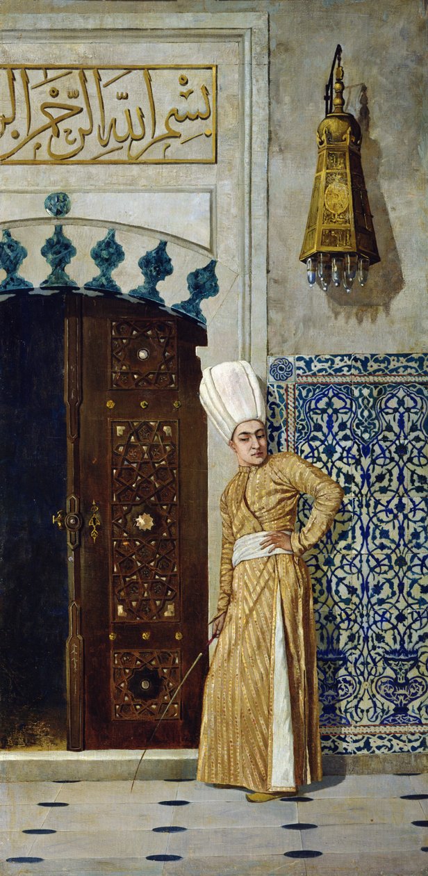 خصي أمام باب الحريم بواسطة Vasili Vasilievich Vereshchagin