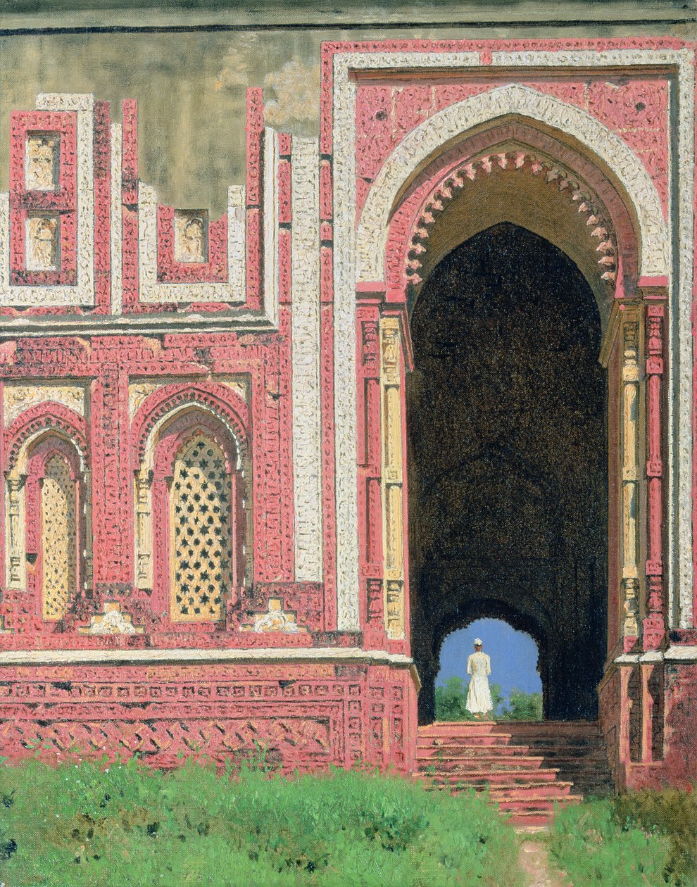 البوابة بالقرب من Kutub-Minar ، Old Delhi ، 1875 بواسطة Vasili Vasilievich Vereshchagin