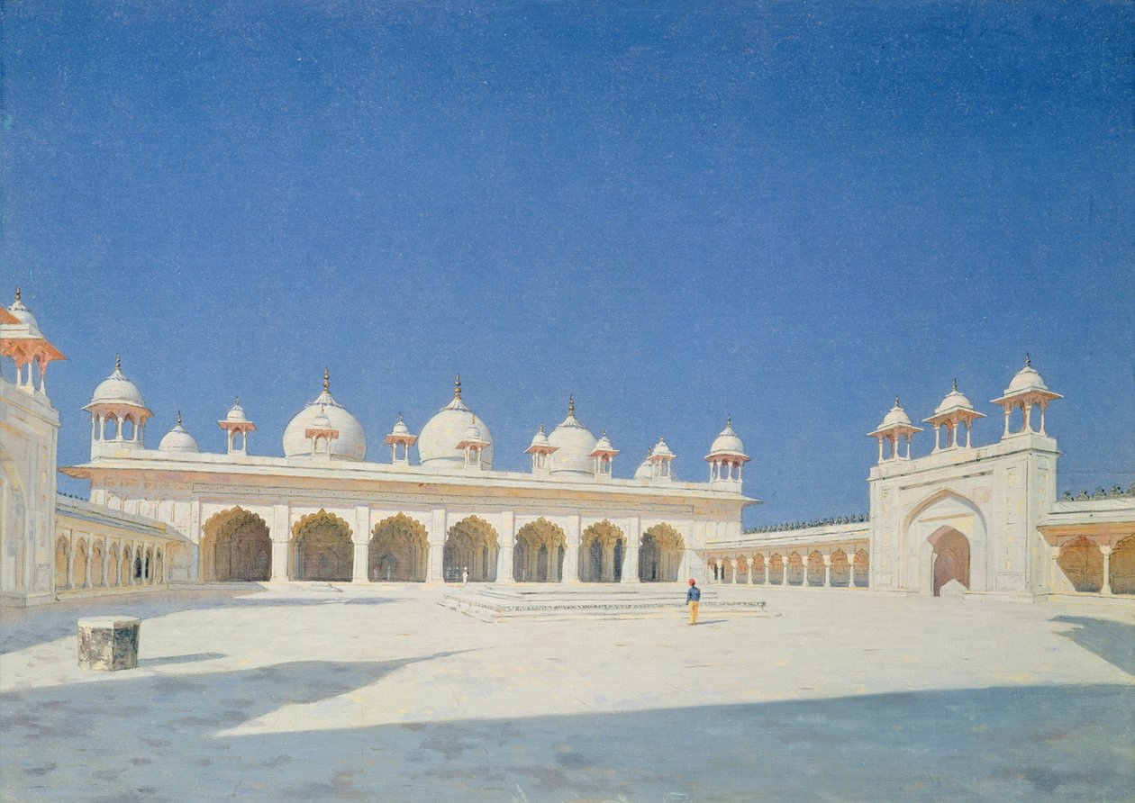 مسجد موتي ، أغرا ، 1874-1876 بواسطة Vasili Vasilievich Vereshchagin