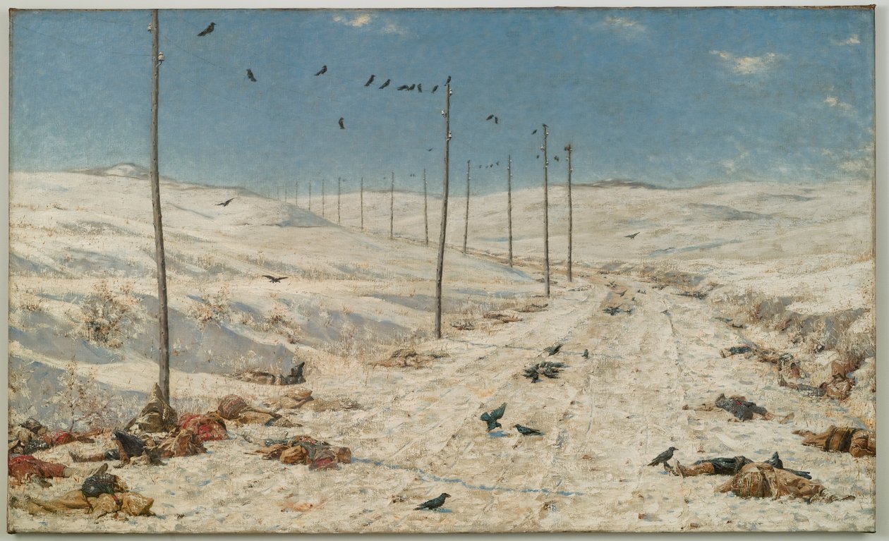 طريق أسرى الحرب ، 1878-79 بواسطة Vasili Vasilievich Vereshchagin