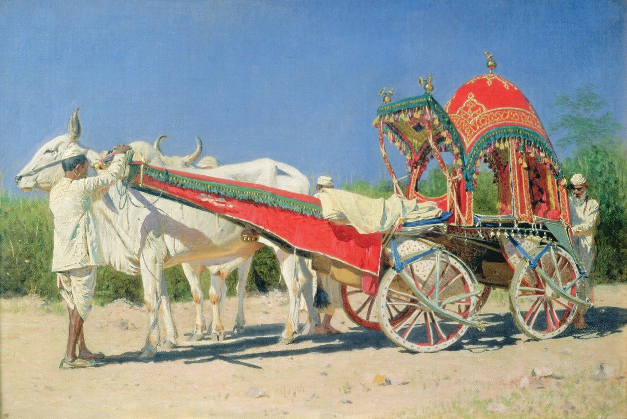 سيارة لرجل غني في دلهي ، 1874-1876 بواسطة Vasili Vasilievich Vereshchagin