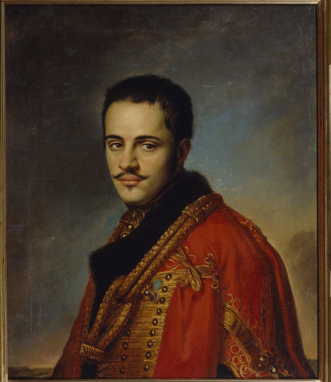 صورة لنيكولاي نيولايفيتش رايفسكي الأصغر (1801-1843). (صورة لـ N.N. Raevsky الأصغر). لوحة لفاسيلي أندرييفيتش تروبينين (فاسيلي تروبينين) (1776-1857) ، زيت على قماش بواسطة فاسيلي أندرييفيتش تروبينين