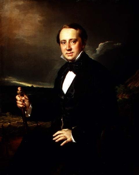 صورة ألكسندر ألكسندروفيتش سابوجنيكوف (1827-1887) 1852 (زيت على قماش) بواسطة فاسيلي أندرييفيتش تروبينين