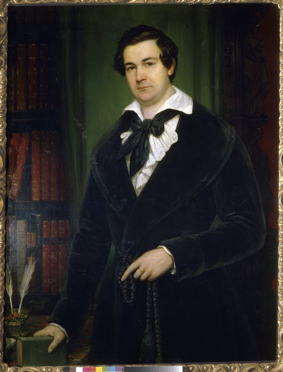 صورة للممثل فاسيلي أندريفيتش كاراتيجين (1802-1853) par Tropinin ، فاسيلي أندريفيتش (1776-1857) بواسطة فاسيلي أندرييفيتش تروبينين