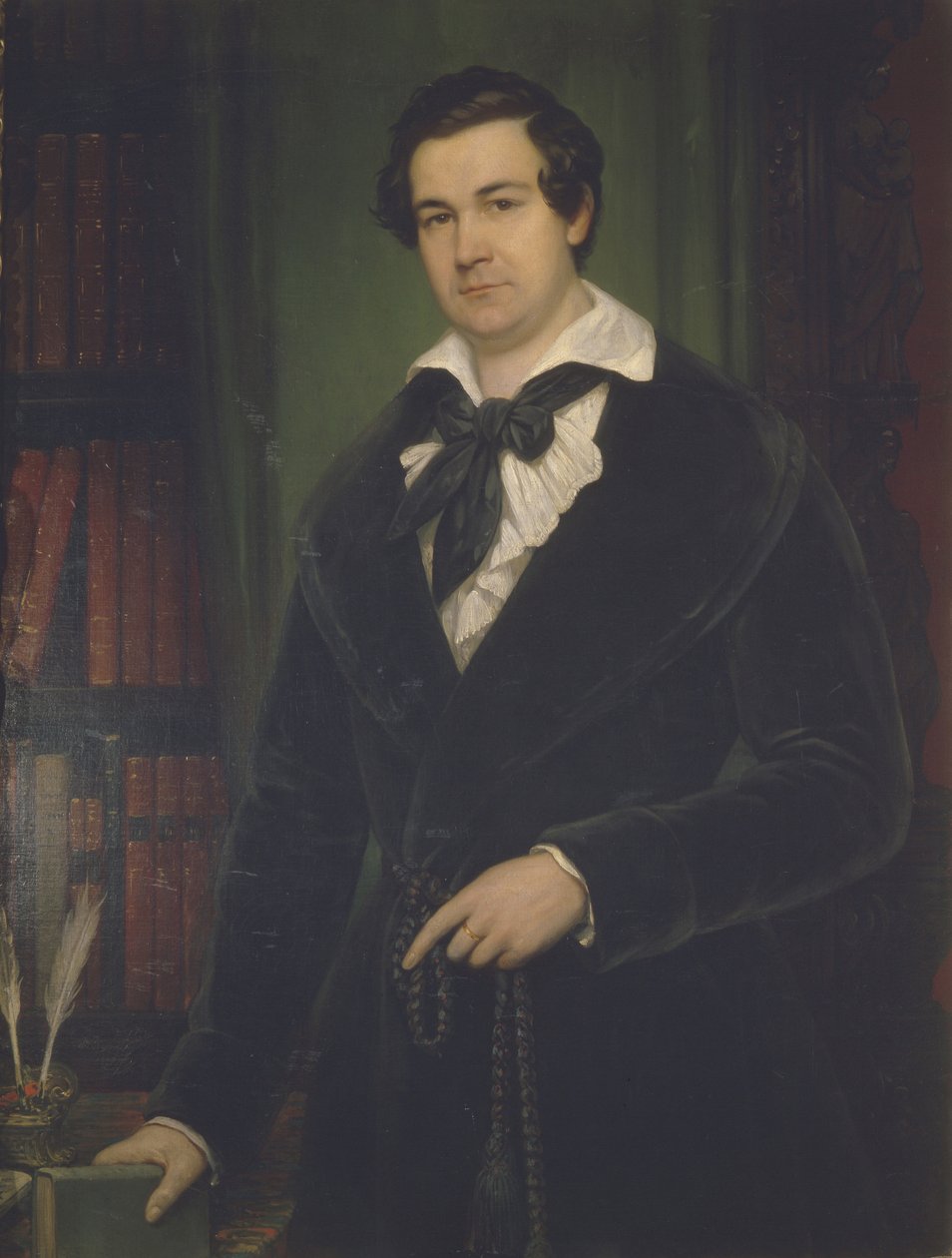 صورة الممثل فاسيلي أندرييفيتش كاراتيجين 1802-1853 ، 1842 بواسطة فاسيلي أندرييفيتش تروبينين