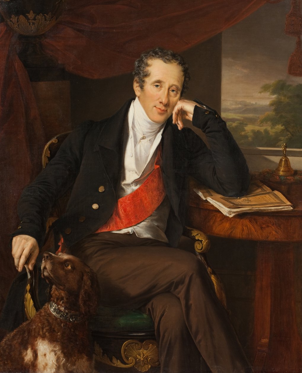 صورة للكونت نيكيتا بتروفيتش بانين 1770-1837 ، 1830. بواسطة فاسيلي أندرييفيتش تروبينين