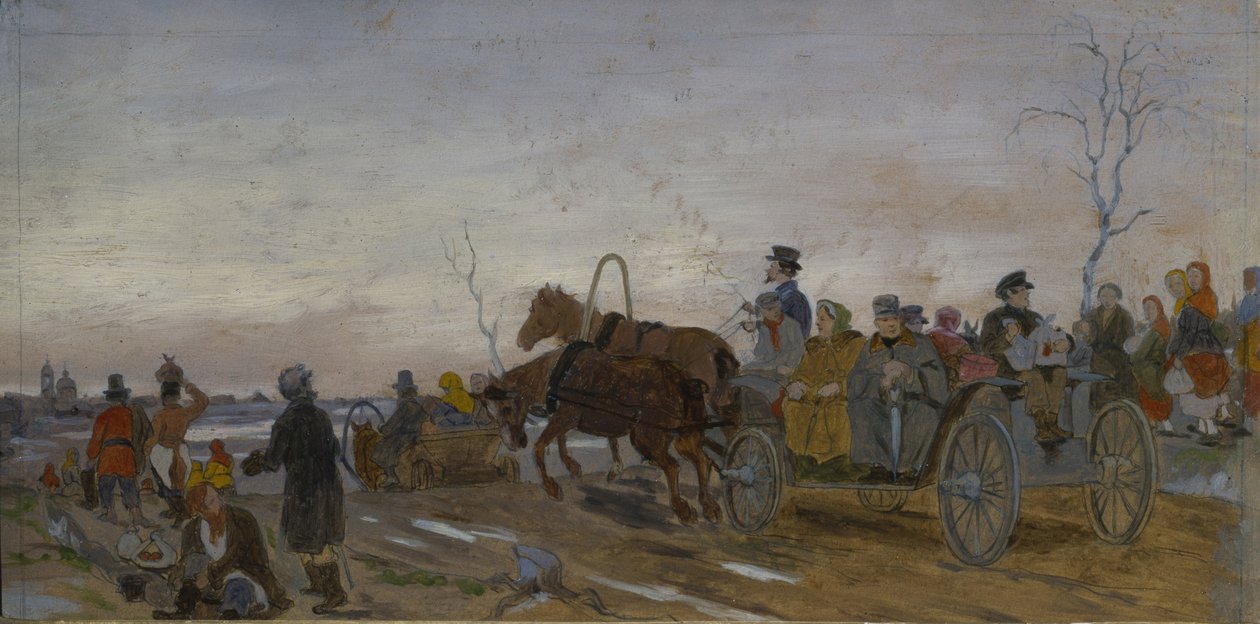 مساء السبت المقدس ، نهاية 1860- أوائل 1870 بواسطة فاسيلي جريجوريفيتش بيروف
